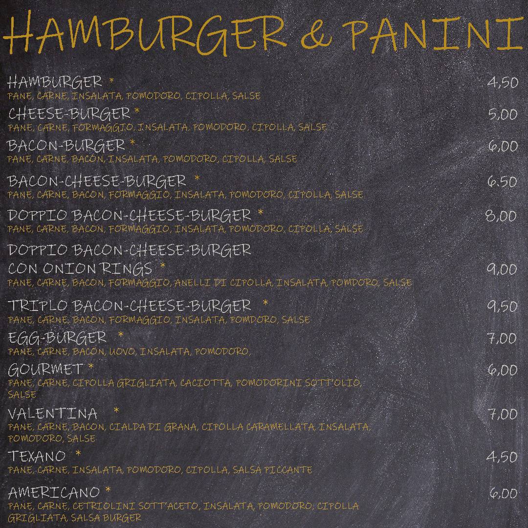 Menu di Il Piadinaro Di Felisi Gaetana 