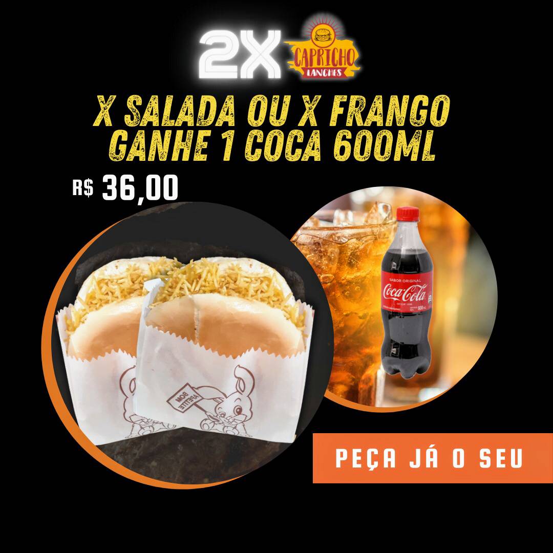 Capricho Lanches cardápio