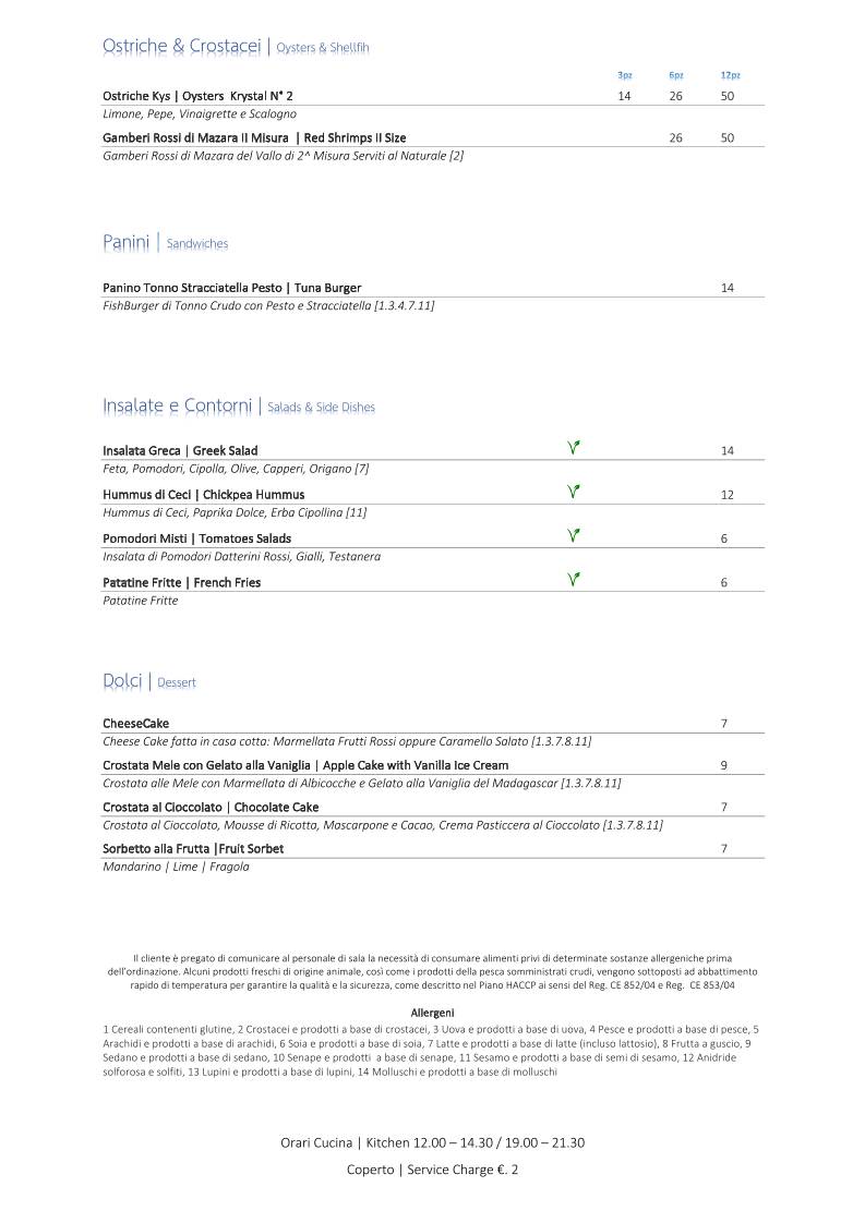 Menu di Ittico Fish Bar 