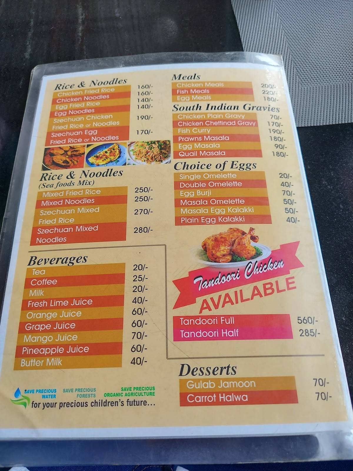 JACOBS KITCHEN menu