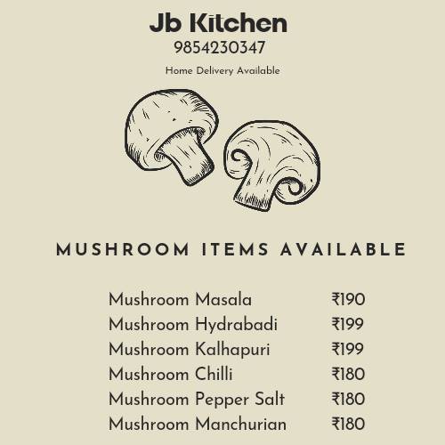 JB Kitchen menu