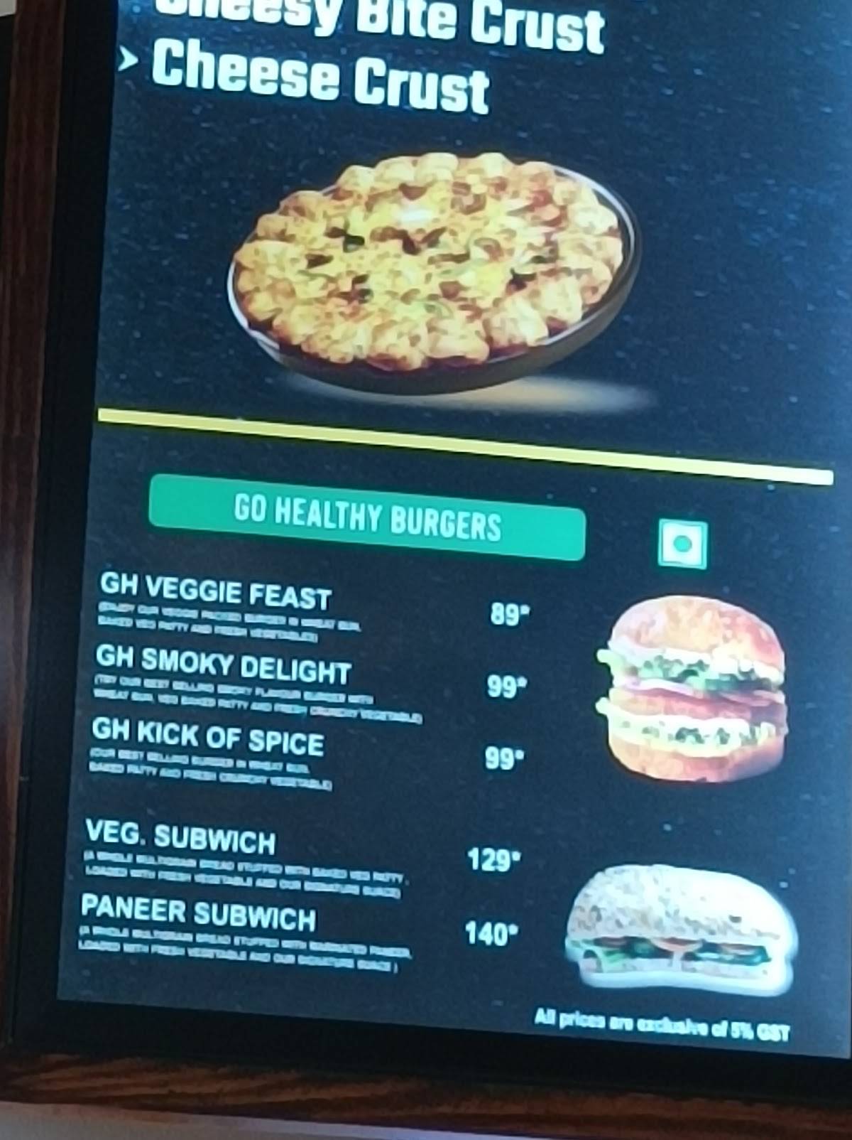 JBT Jaipur burger truck by Harsh Meena menu