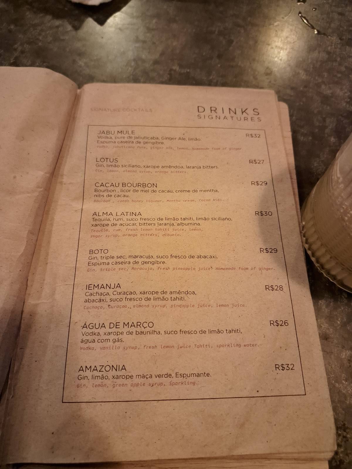 Jabú Resto & Bar cardápio