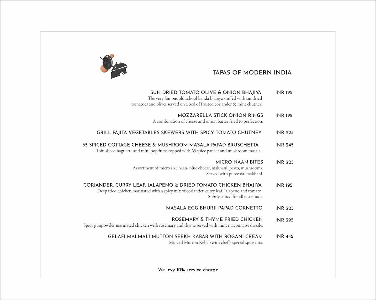 Iso Cafe & Bar menu