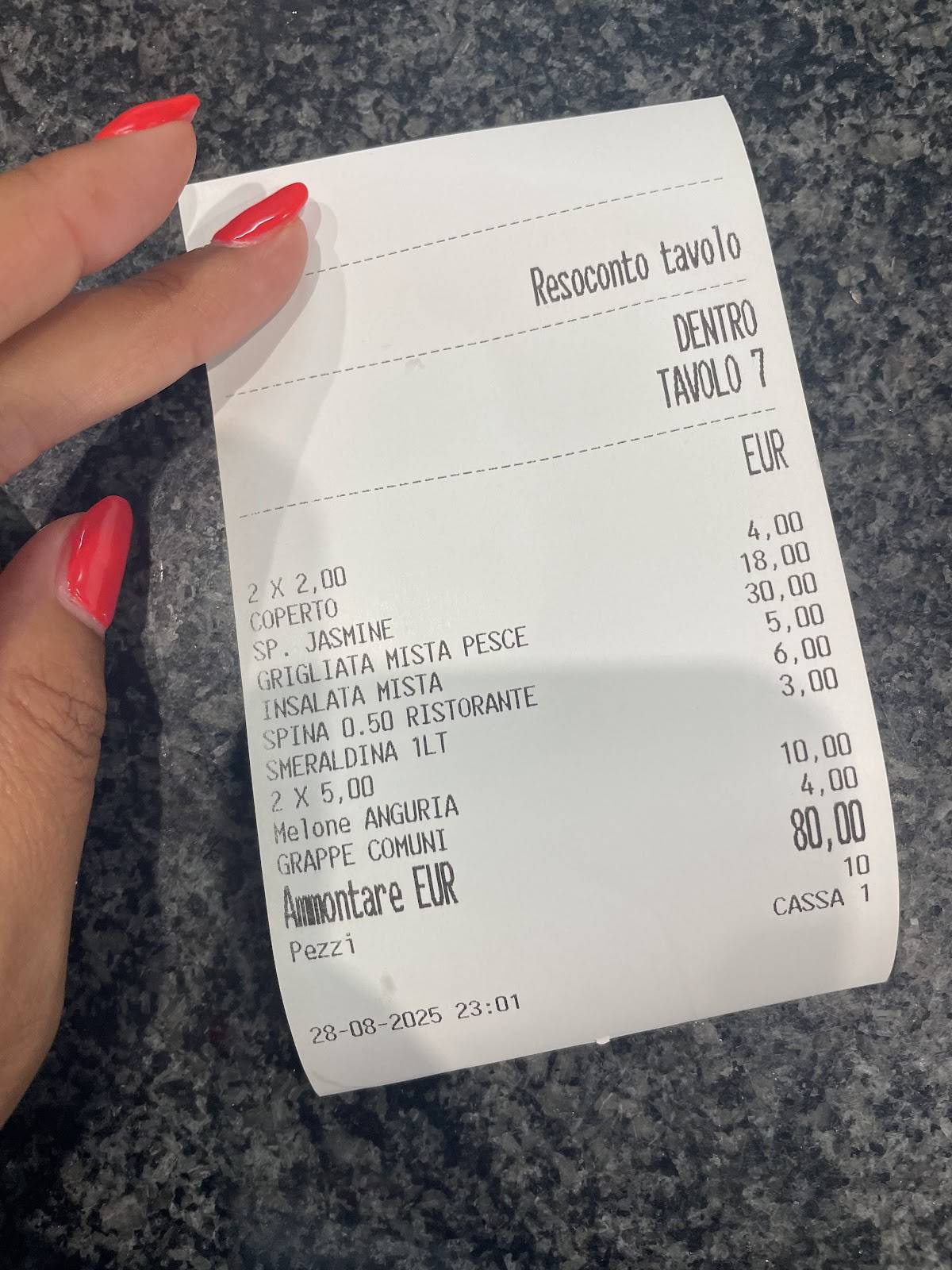 Menu di Jamel Spaghetteria Ristorante Caffetteria 