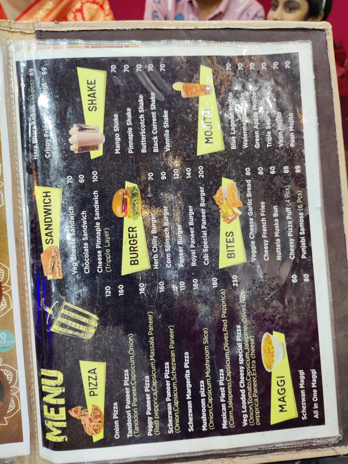 Chai sutta Bar And Atithi menu