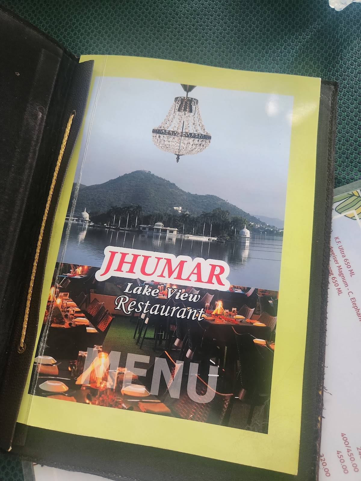 Jhumar Restaurant menu