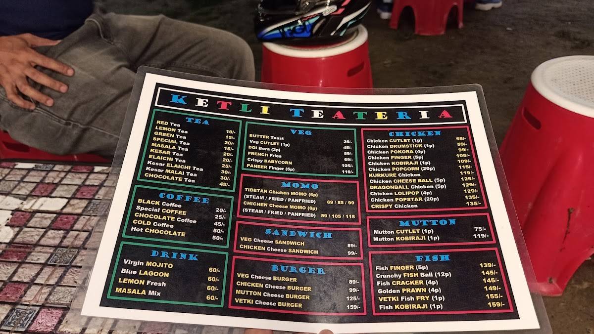 KETLI TEATERIA menu