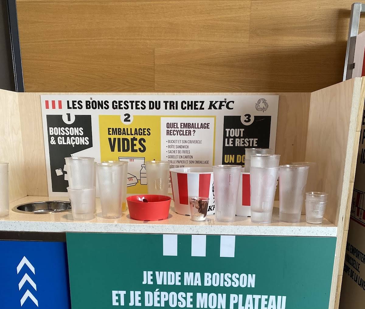 Menu de KFC