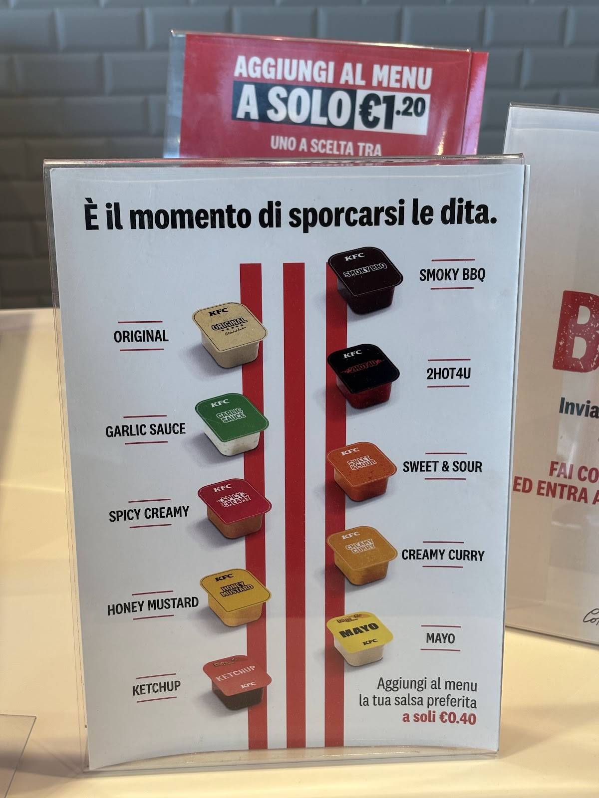 Menu di KFC 