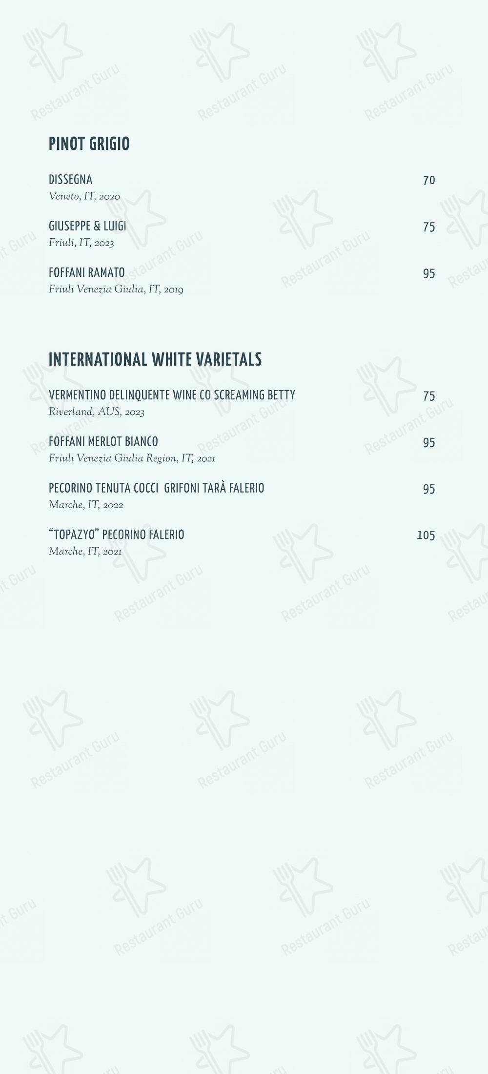 Découvrez le menu pour KŌST