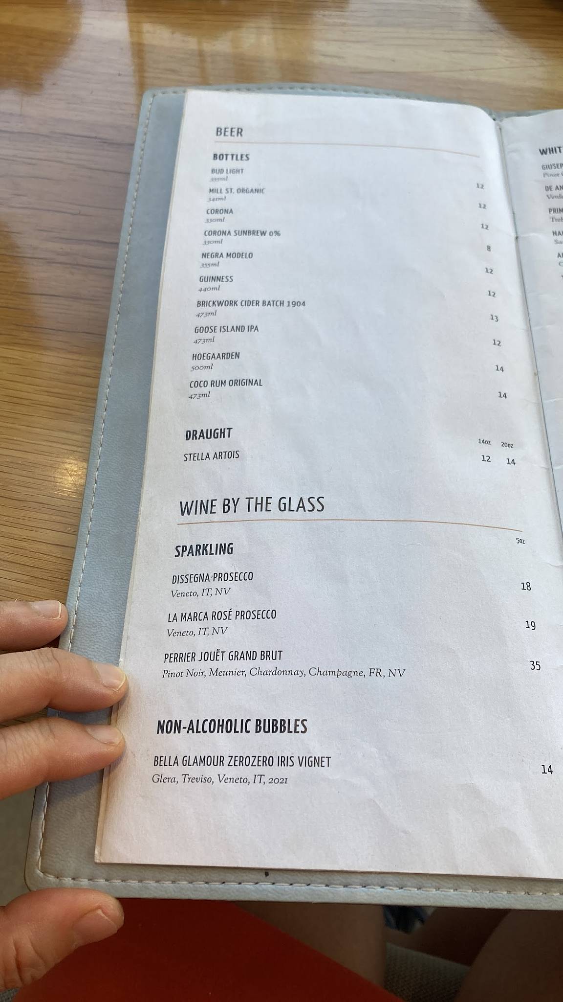 Menu de KŌST