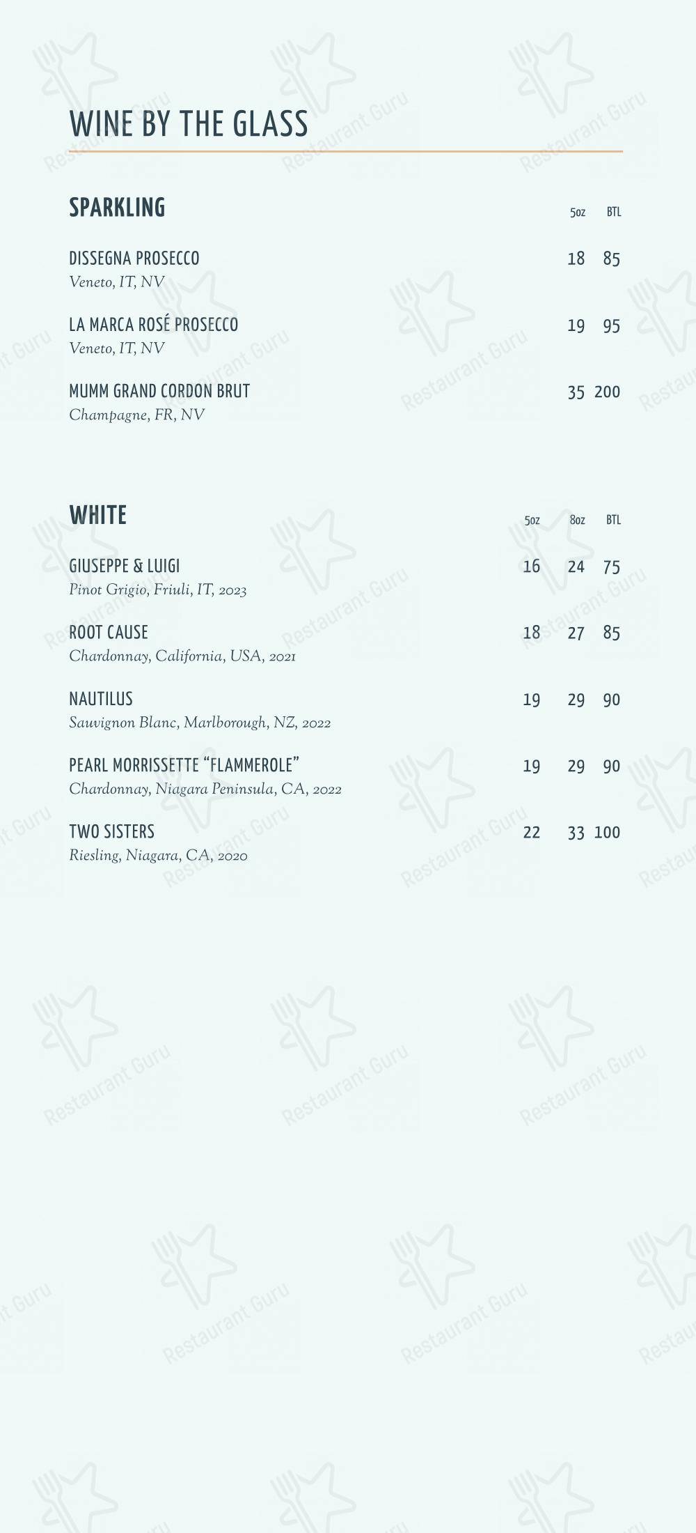 Découvrez le menu pour KŌST