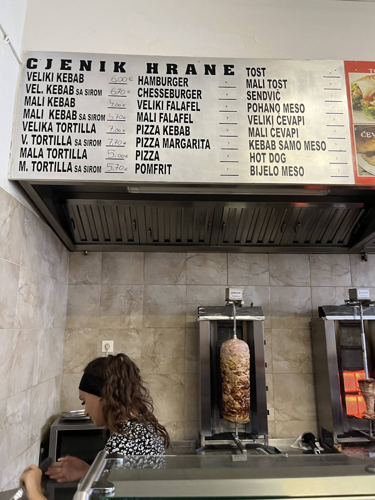 Menu di Kebab Adi 