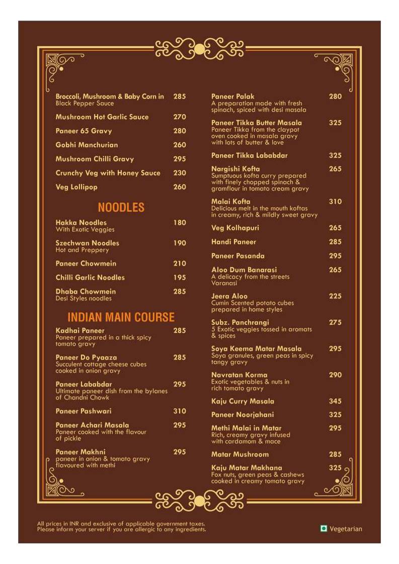 Keshari Food Plaza & Banquet menu
