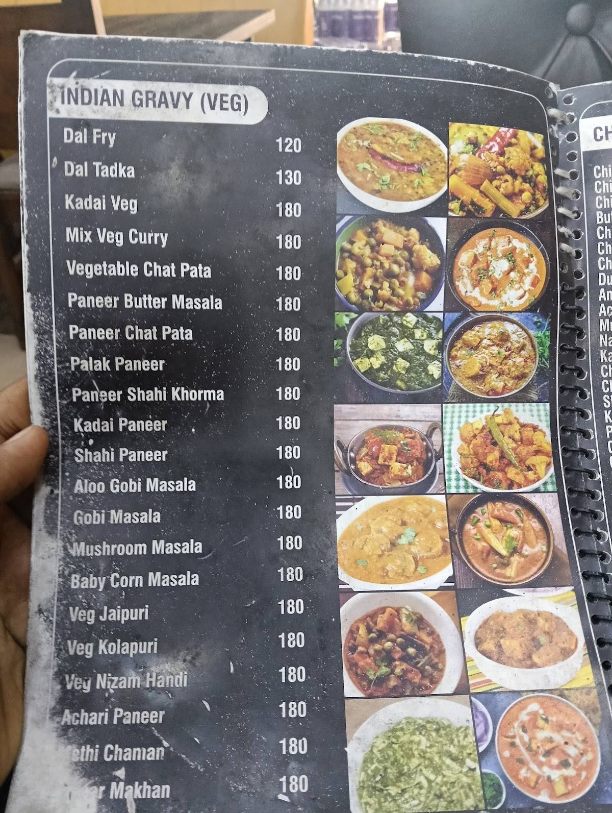 King’s Restaurant menu