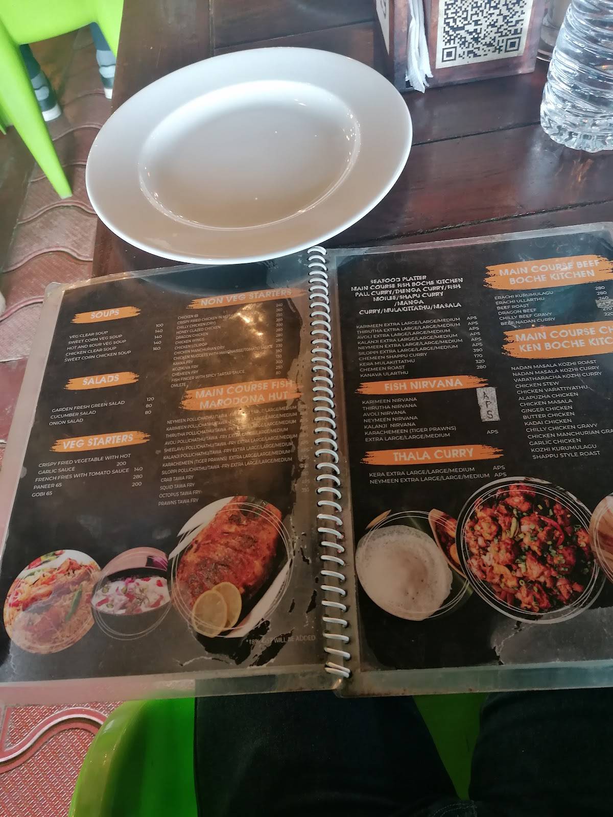 Boche Toddy Pub menu