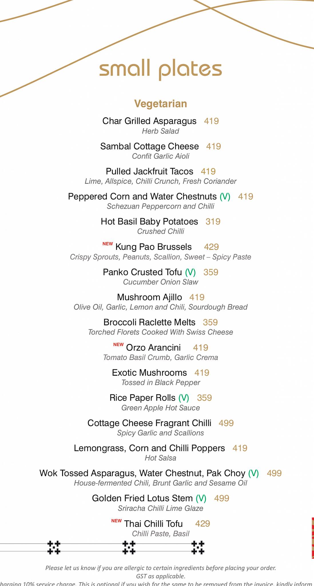 Bombastic - Supper Club menu