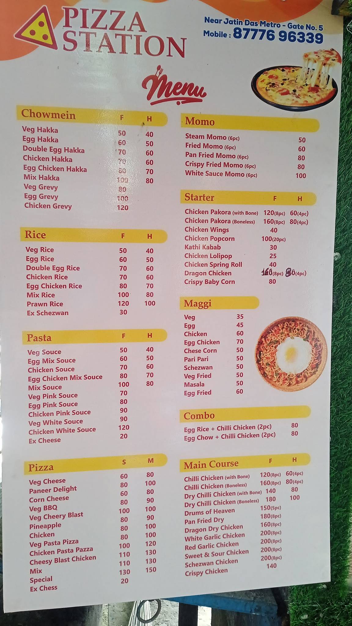 Raul's Restaurant menu