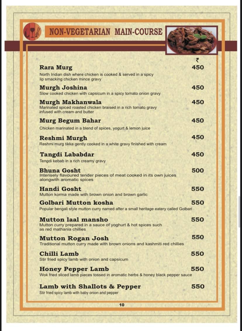 Red Xpress Restaurant & Bar menu