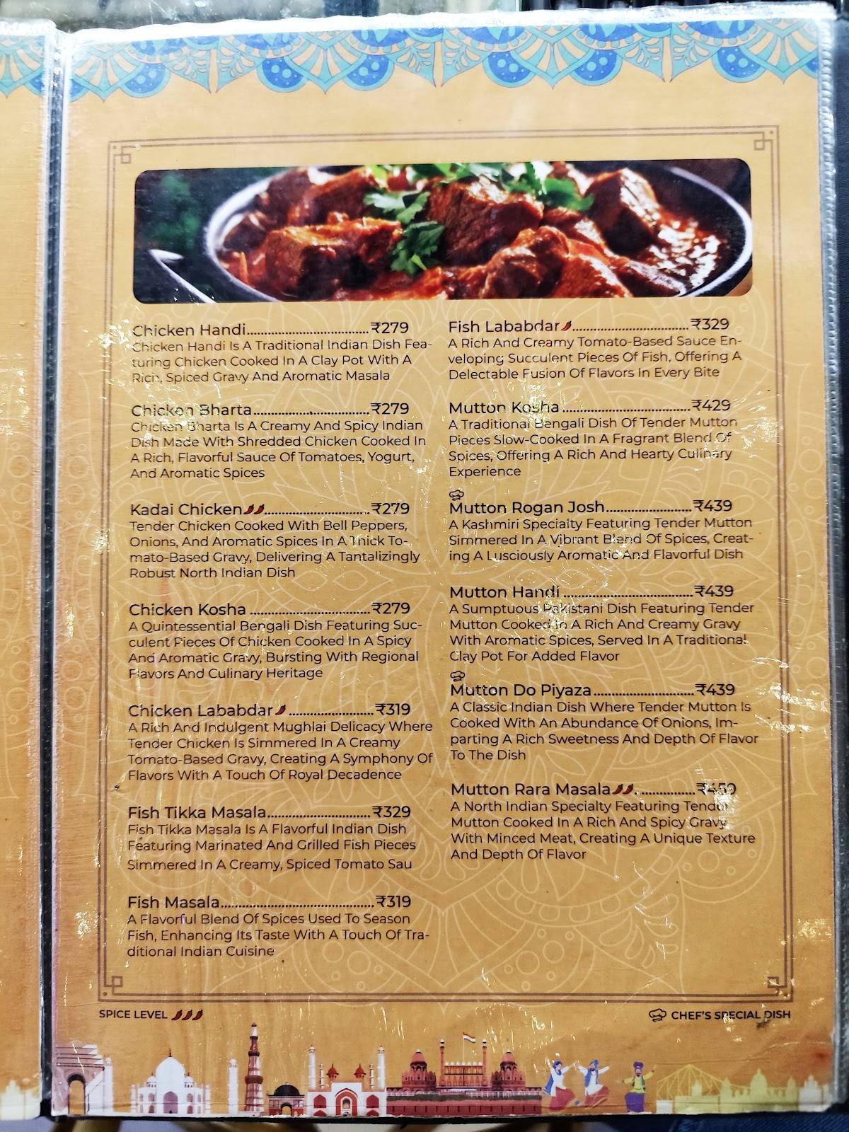 Uttarpara Coffee House menu