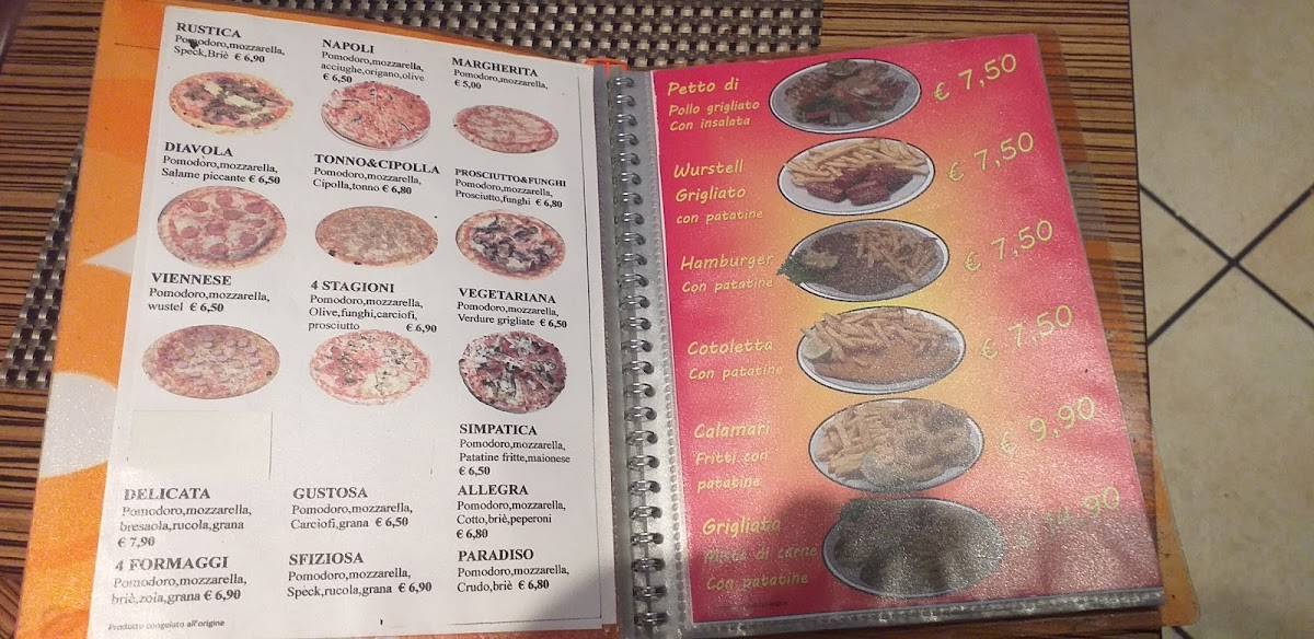 Menu di Bar Kristall 