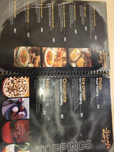 Kunafa Story menu