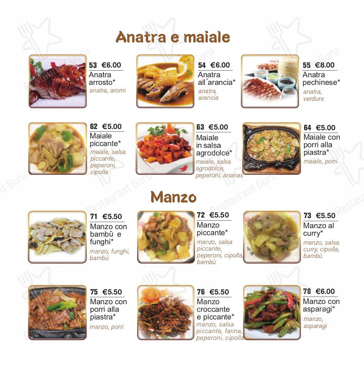 Menu di Kung Fu House - Menu