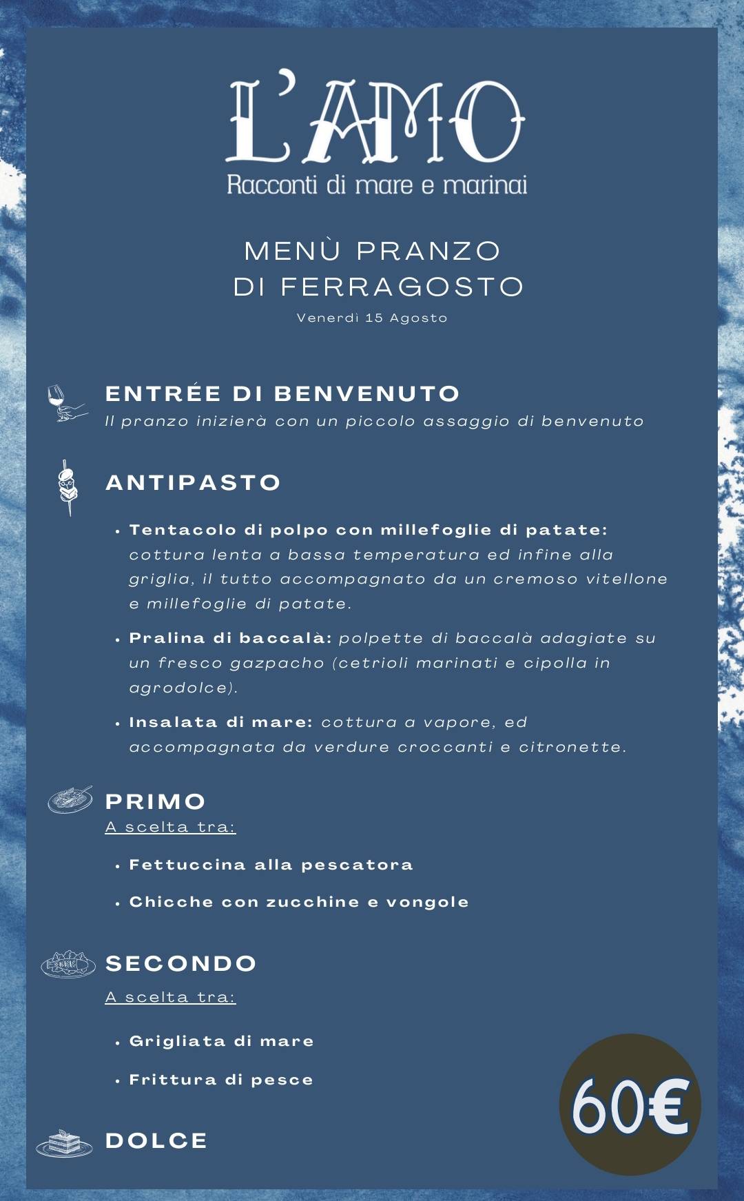 Menu di L' Amo 