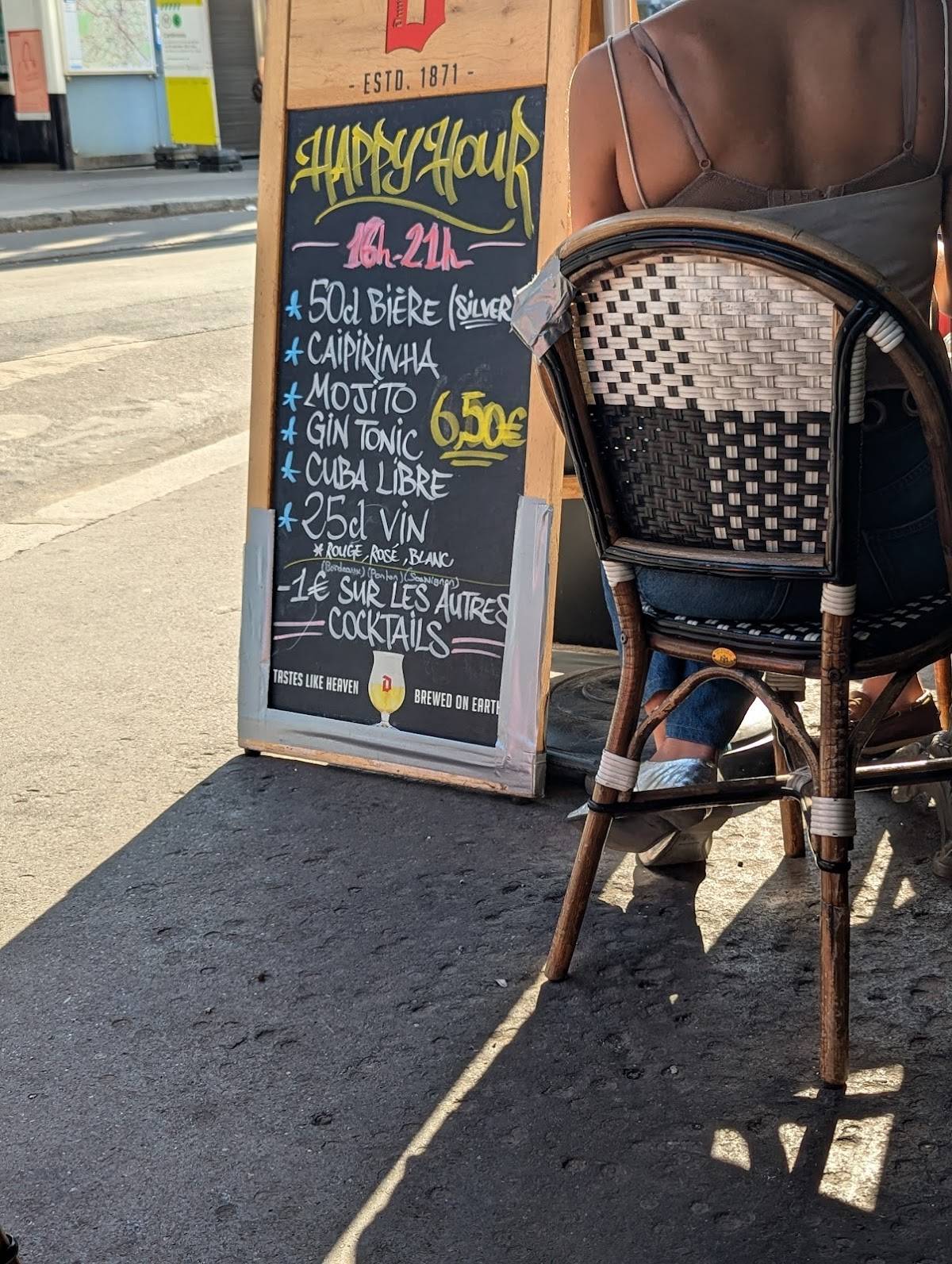 Menu de L’Asphalte