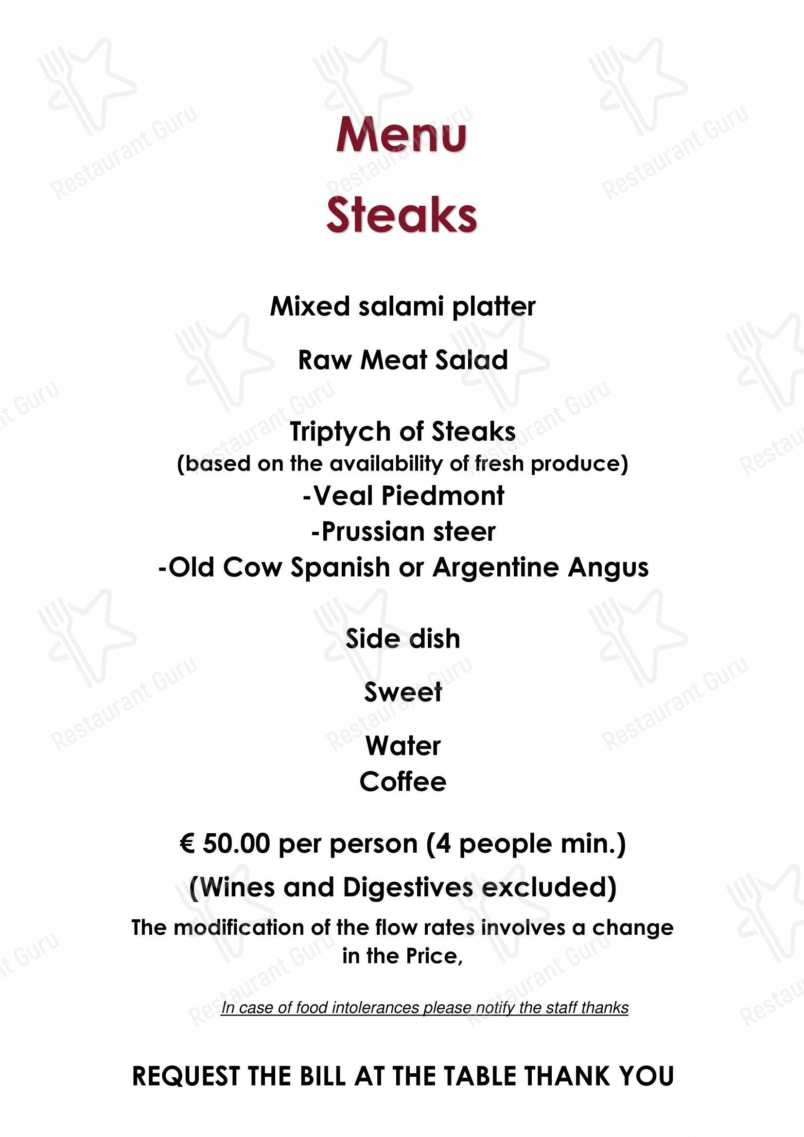 L'Ostu Dal Maslè dans Mezzi Po - Menu