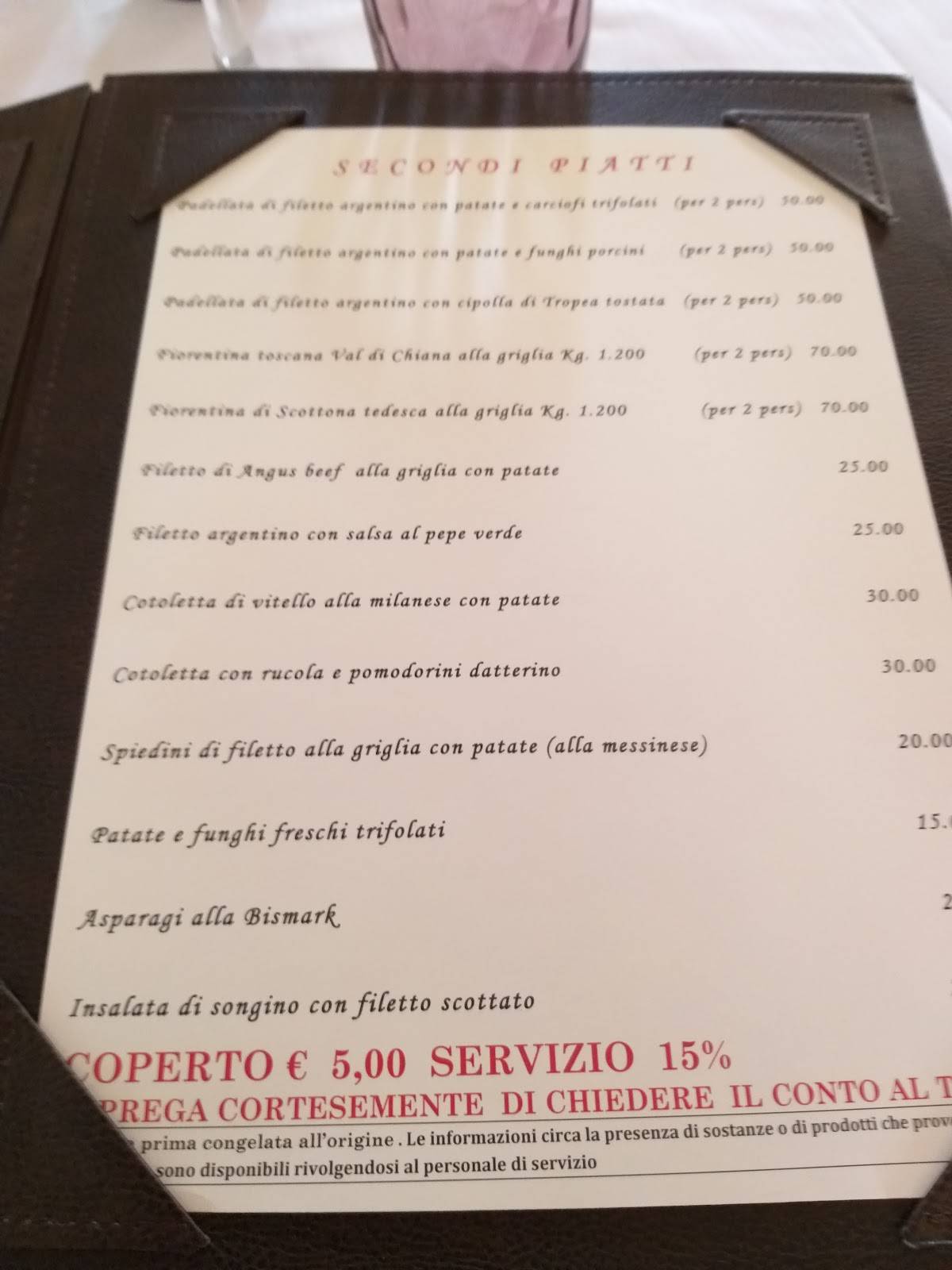 Menu di La Briciola 
