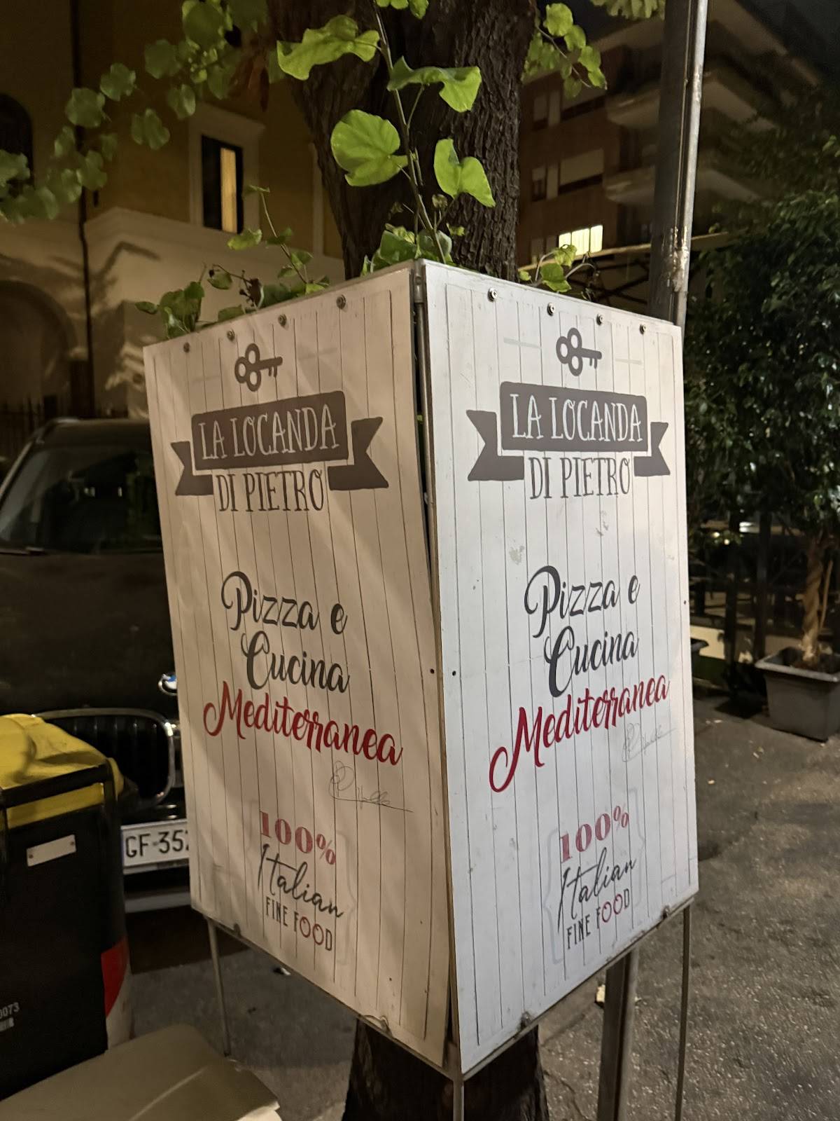 Menu de La Locanda di Pietro