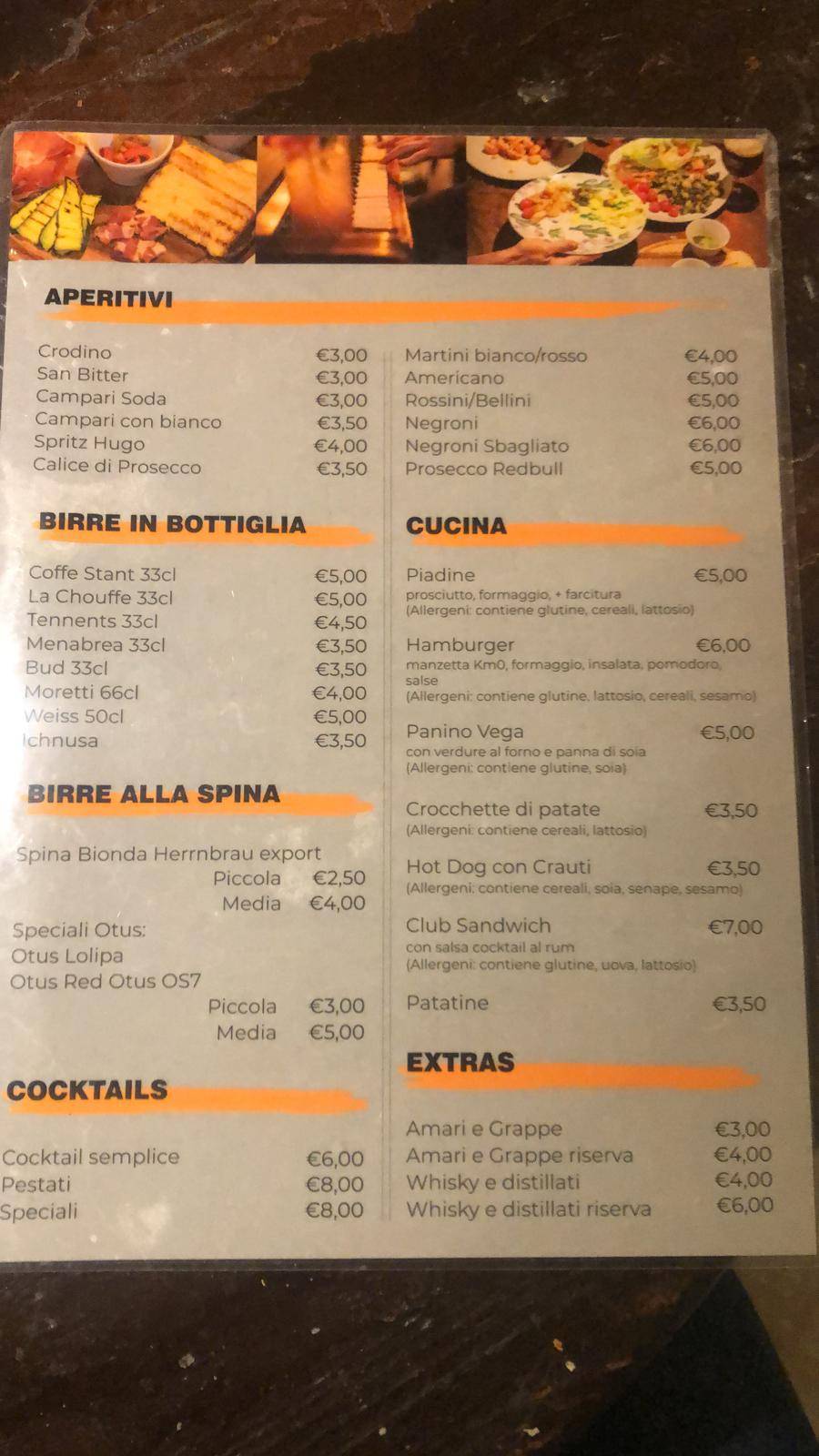 Menu di La MegaDitta 