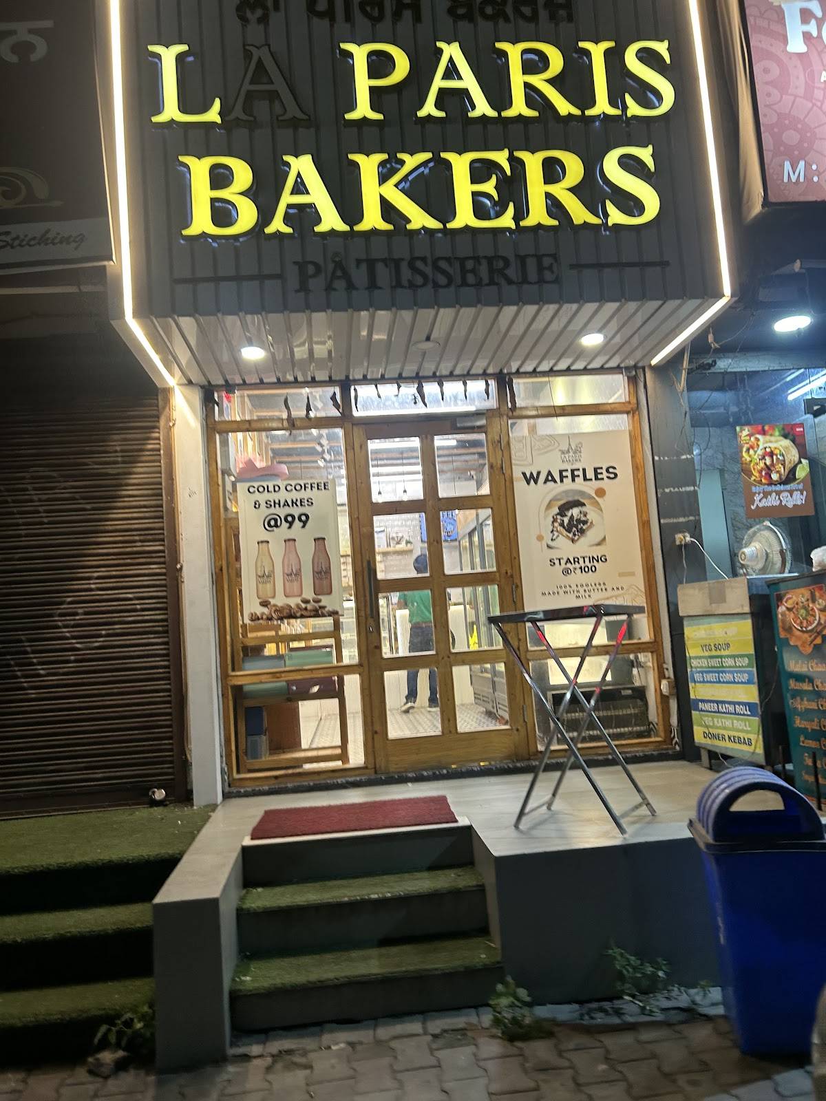 La Paris Bakers menu