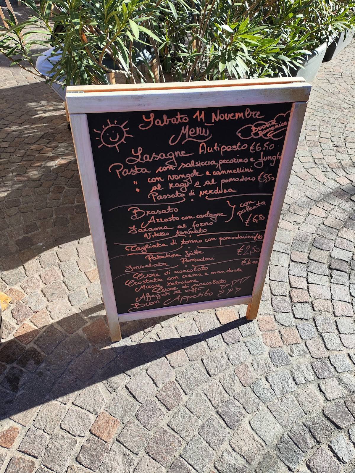 Menu di Ristorante La Pergola 