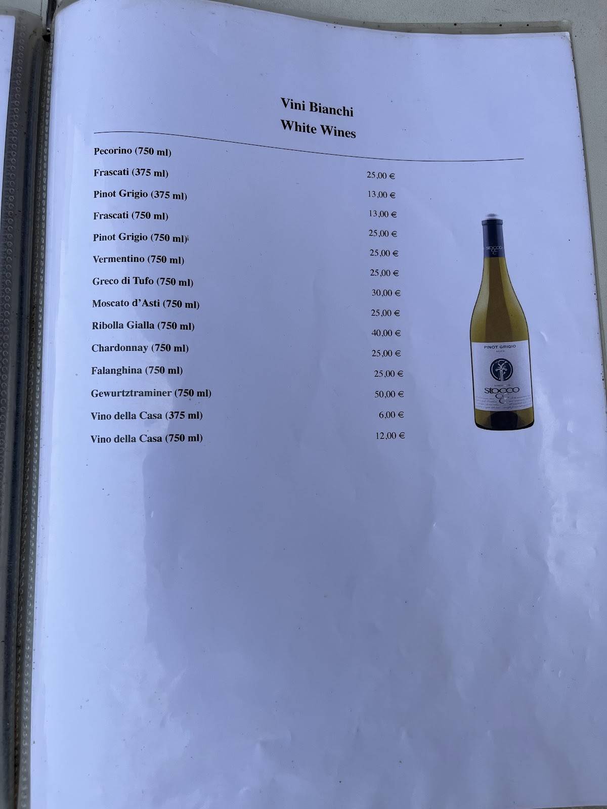 Menu di La Rustichella 