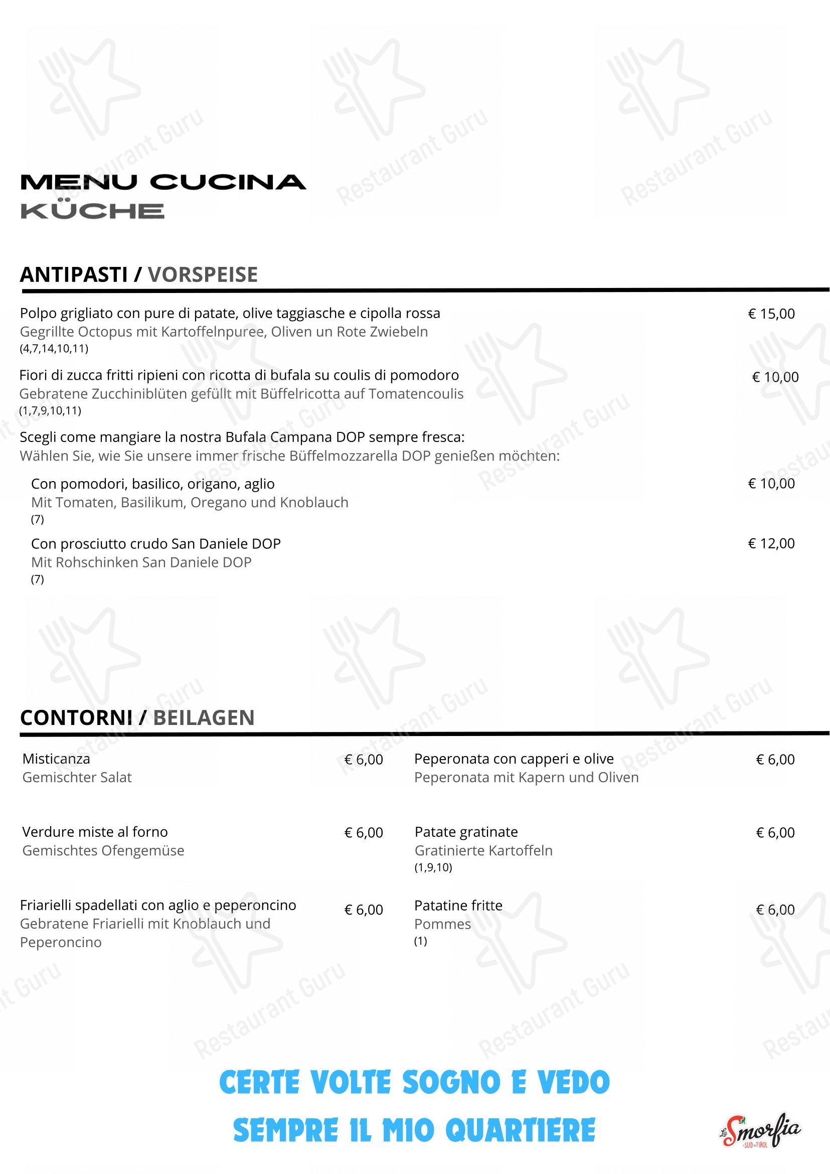 La Smorfia Merano in Merano - Menu