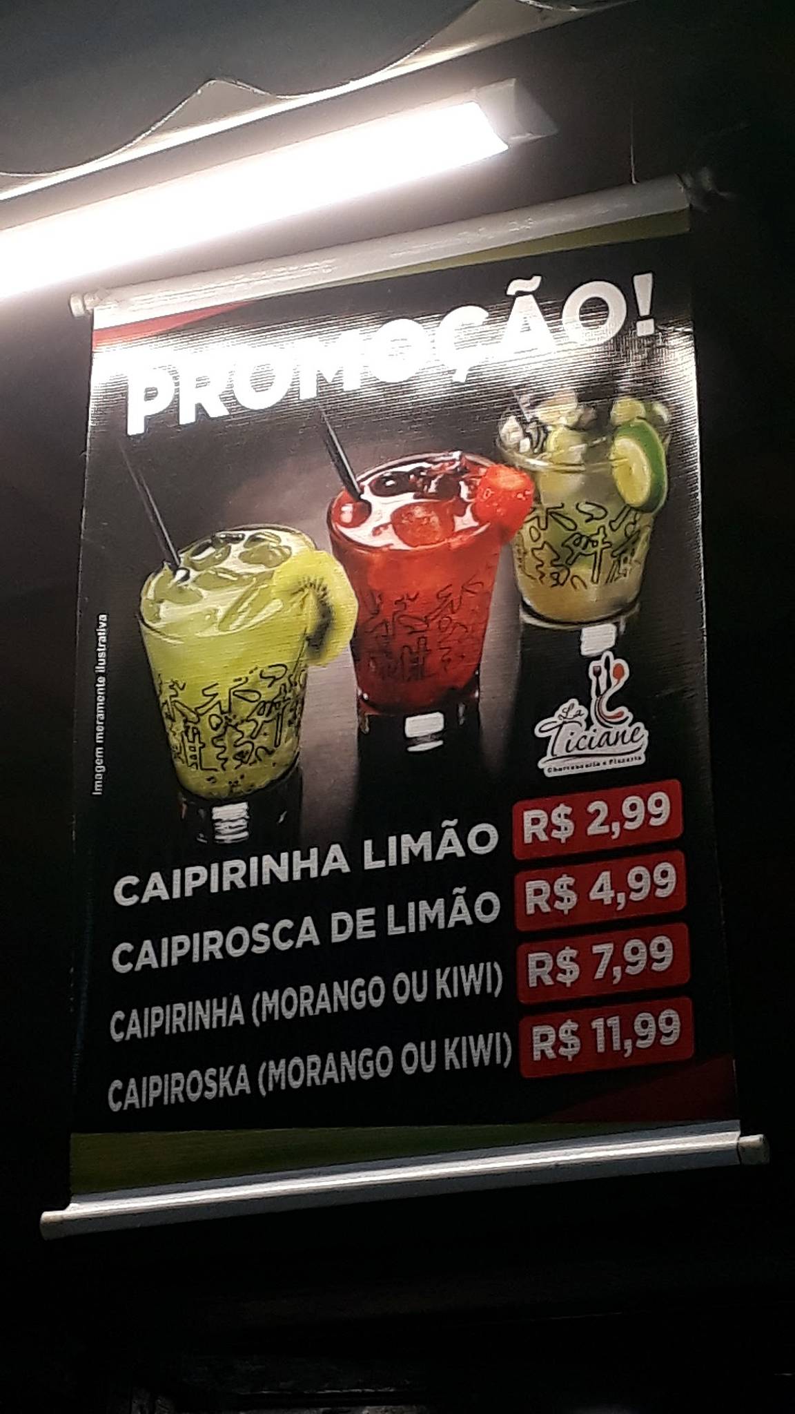 La Ticiane cardápio