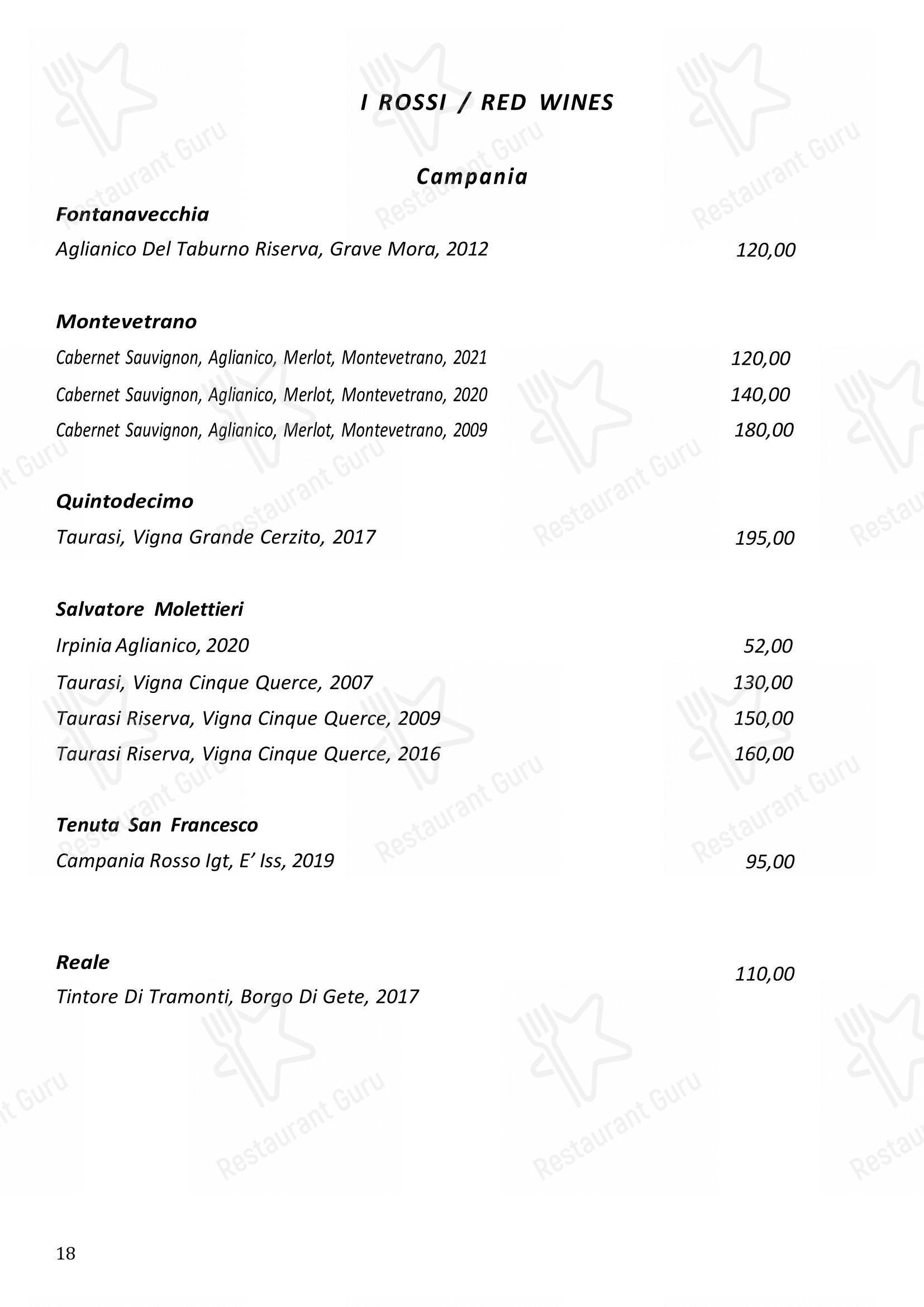 Menu di Casa Mariantonia - 菜单