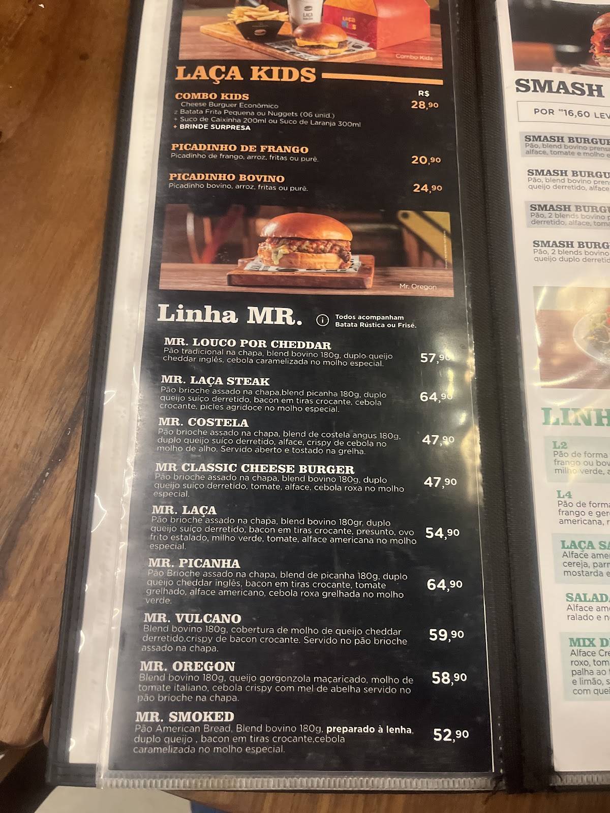 Laça Burguer Boa Viagem cardápio