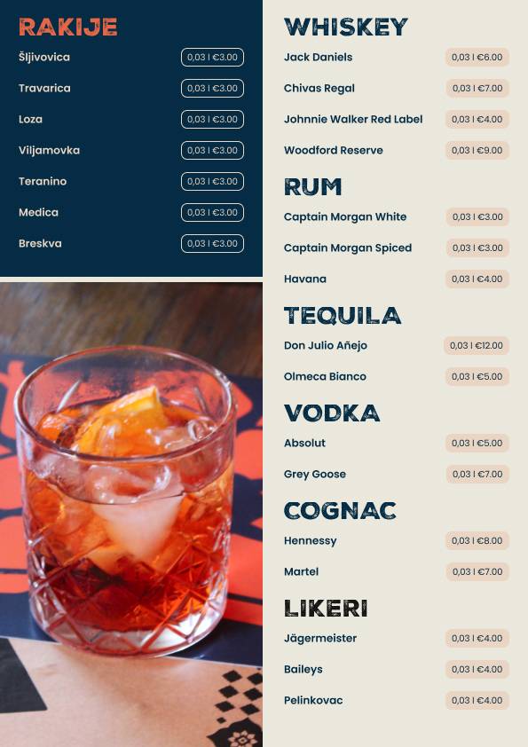 Menu di Lafido 