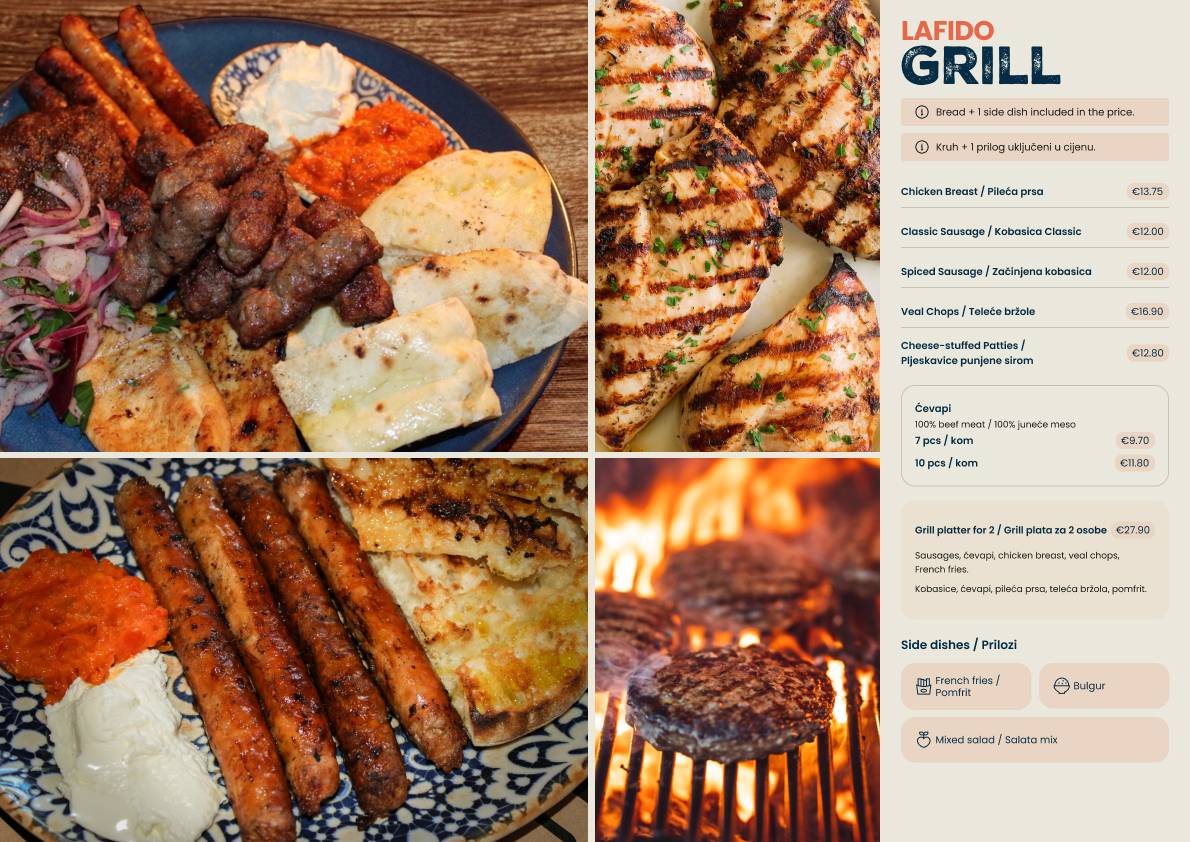 Menu di Lafido 