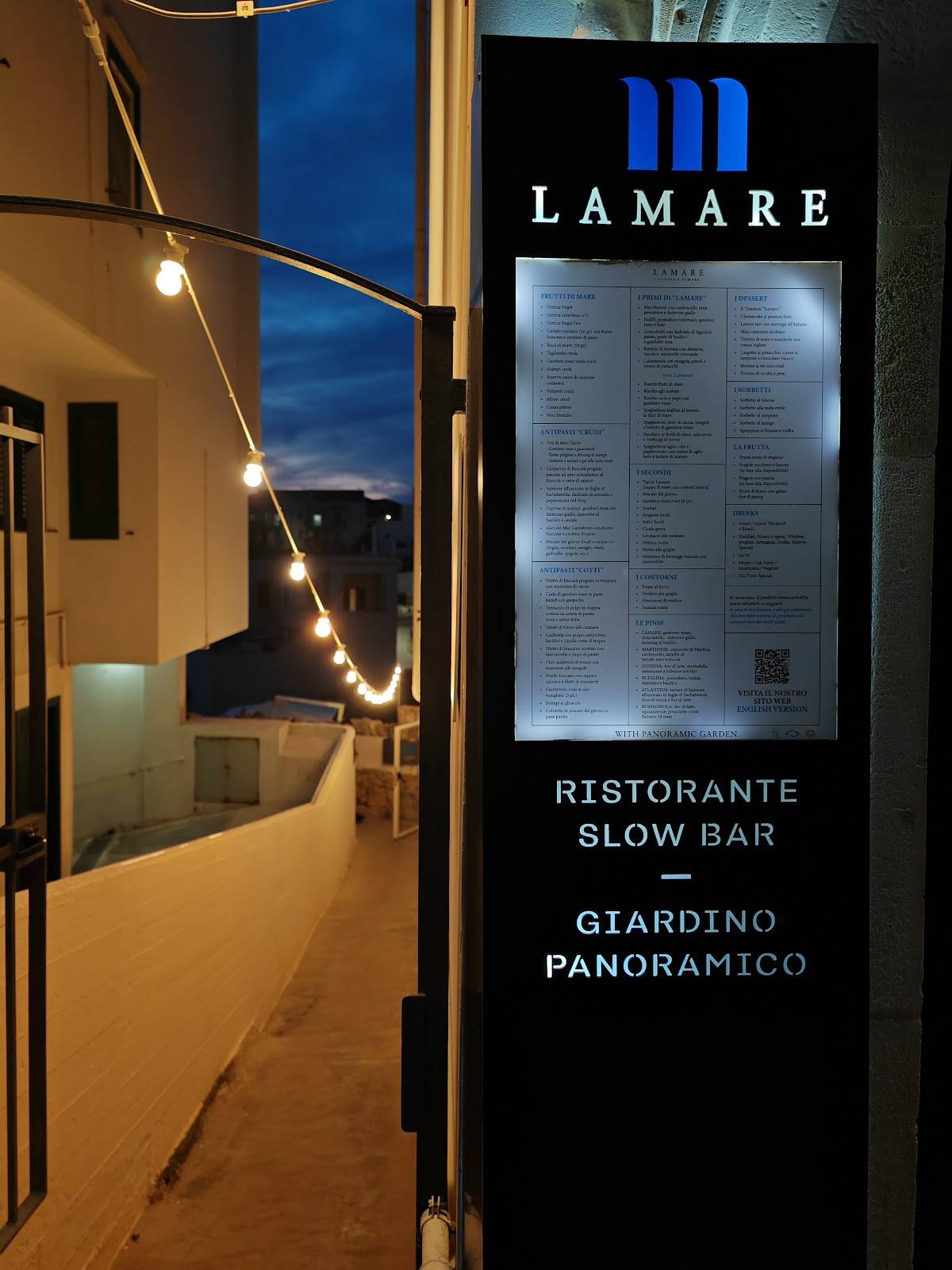 Menu di Lamare - Cucina e Dimore 