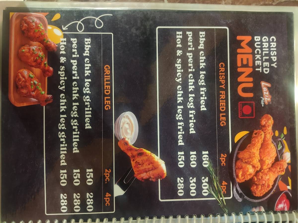 Laziz Pizza menu