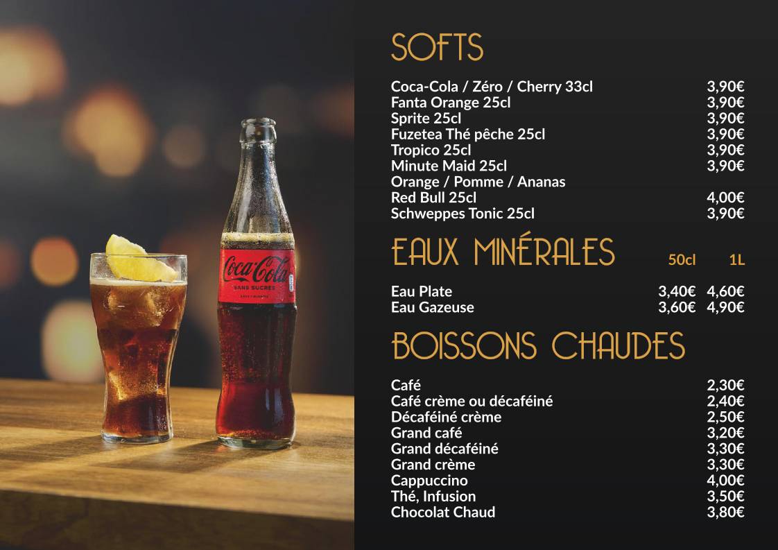 Menu de Le Ch'ti Charivari