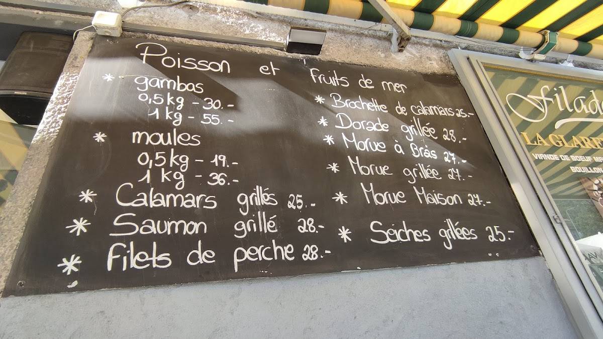 Menu de Le Filado