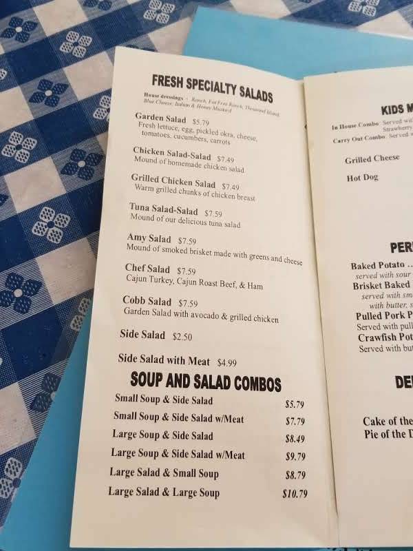 Menu At Ranch House Cafe Leesville menu-at-ranch-house-cafe-leesville