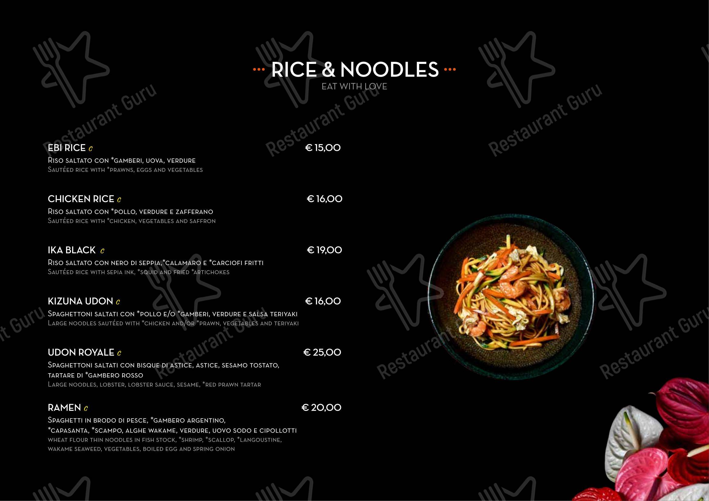 Menu per Legami Sushi & More ROMA in Roma