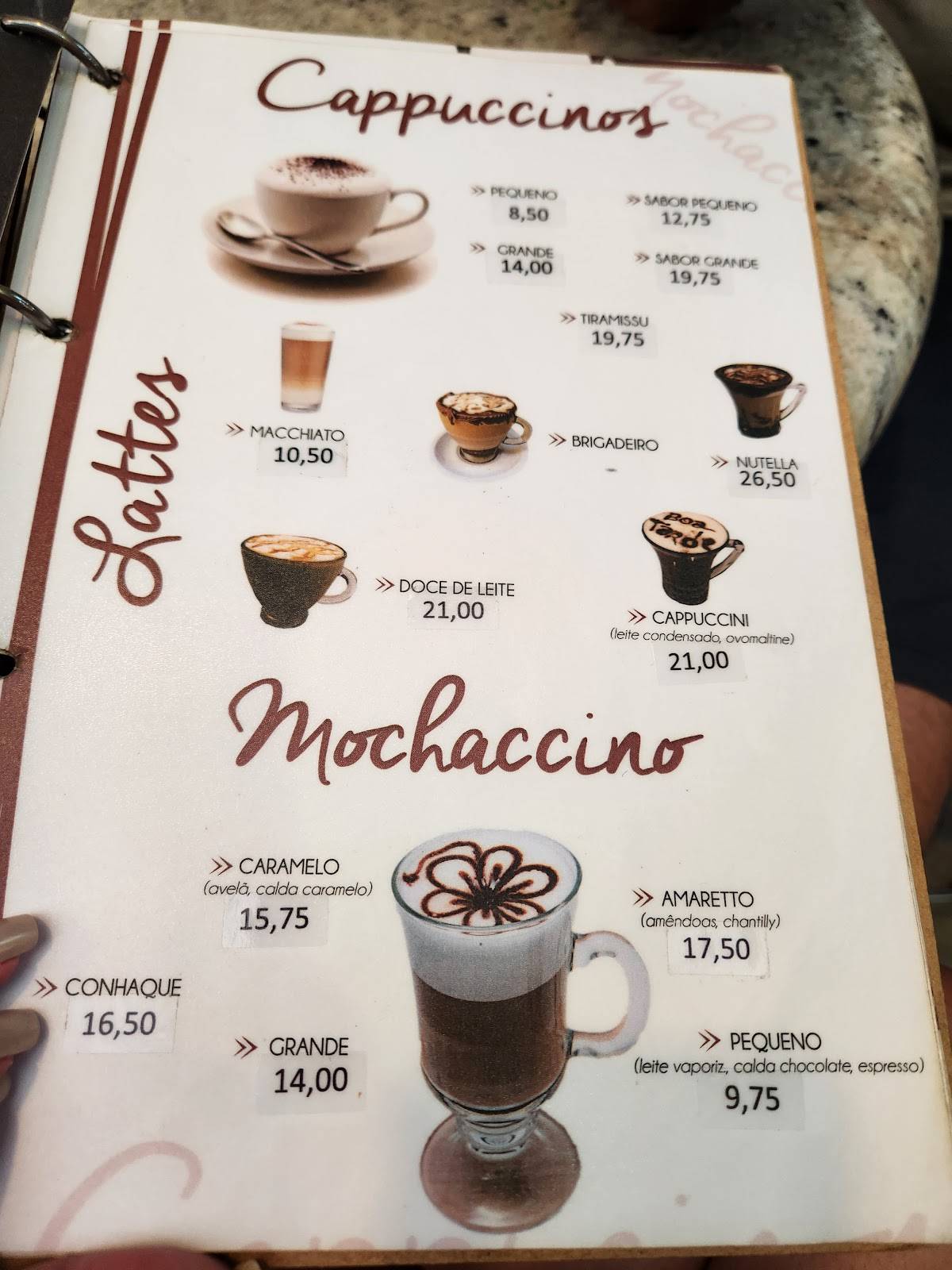 Leiteria e Café Sete Quedas cardápio